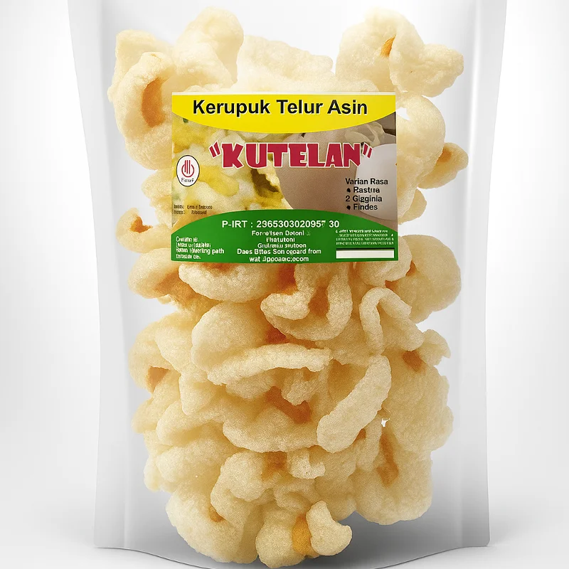 Kerupuk Telur Asin "KUTELAN" ( sudah digoreng) - Gambar 2